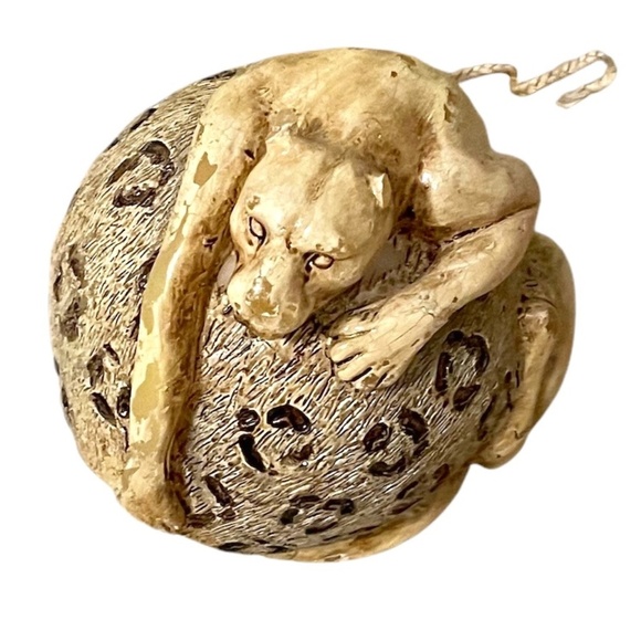 Unique VintageCheetah Candle